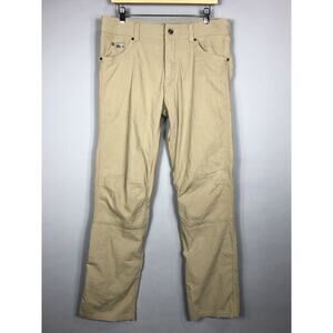 Kuhl RADIKL Pants Mens 34x32 Beige Pockets Stretch Outdoors Travel Casual